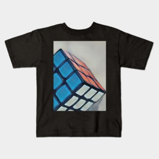 Cube Box Geek Designer Dune Stika Artistic Anime Style Kids T-Shirt